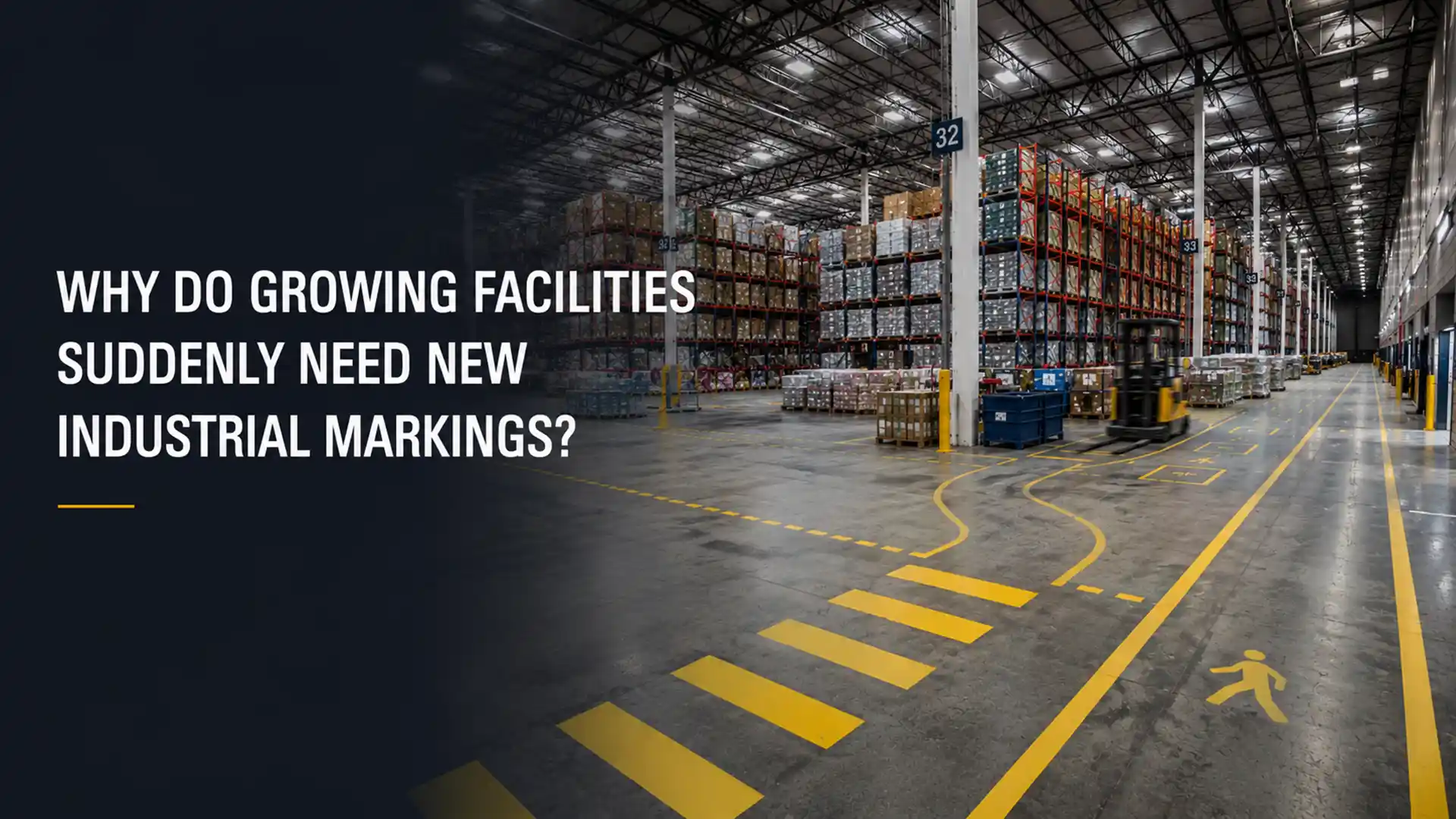 Professional Industrial Line Painting Milton featuring warehouse traffic lanes, pedestrian walkways, forklift routes, crosswalks, and safety floor markings designed to improve workplace safety and operational efficiency.