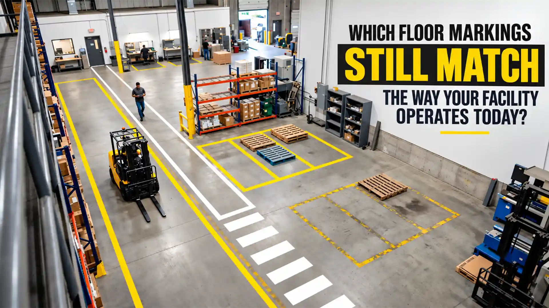 Which floor markings still match the way your facility operates today?