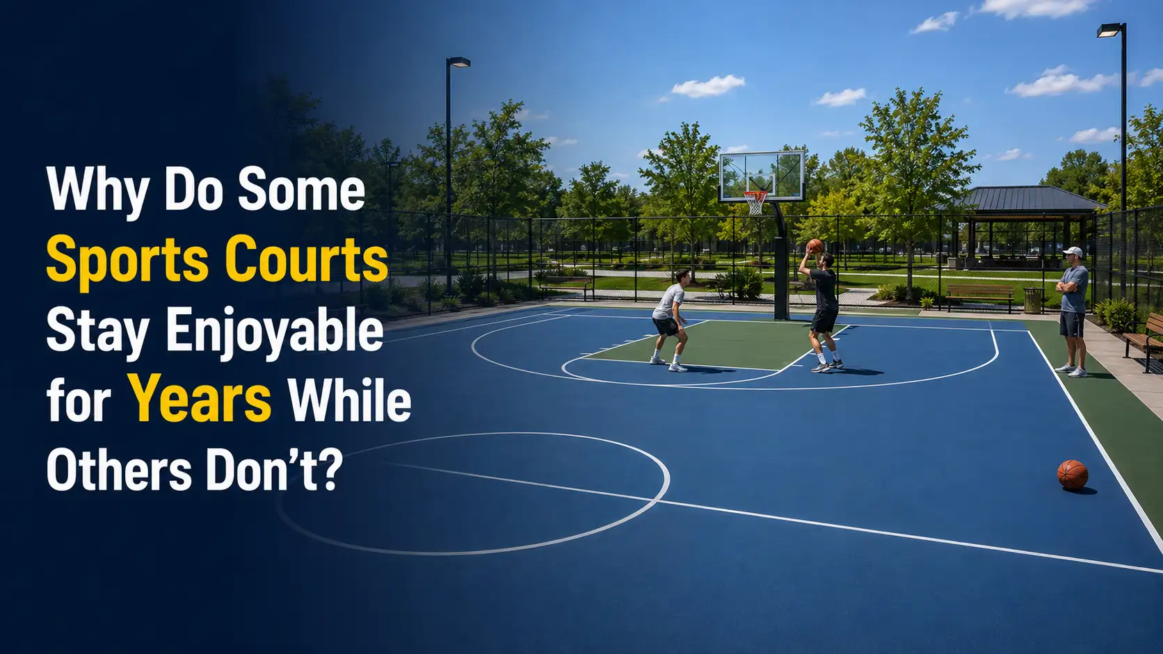 Professional Court Line Painting Ontario with crisp basketball court markings for safe, durable, and high-performance play.